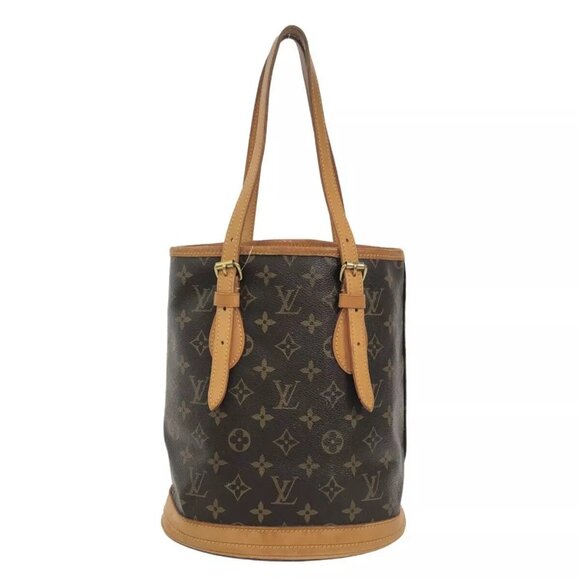 Auth LOUIS VUITTON Petit Bucket M42238 Monogram FL1020 Shoulder Bag - Picture 9 of 15